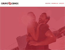 Tablet Screenshot of gemex.com.mx
